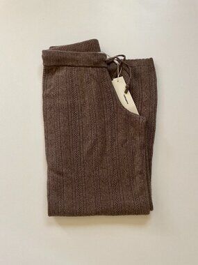 Madhappy Pointelle Sweater Knit Straight Lag Pant for Relaxed Comfort